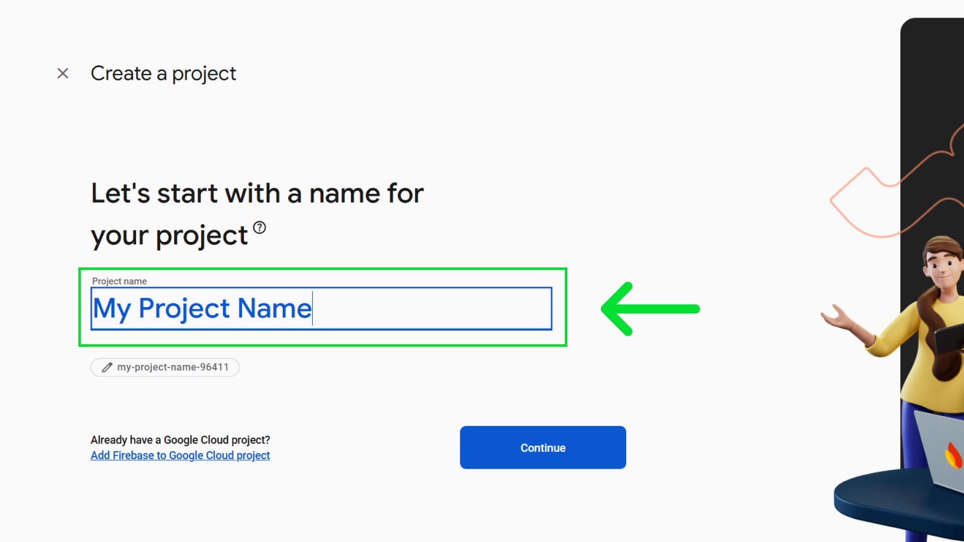Firebase Project Name