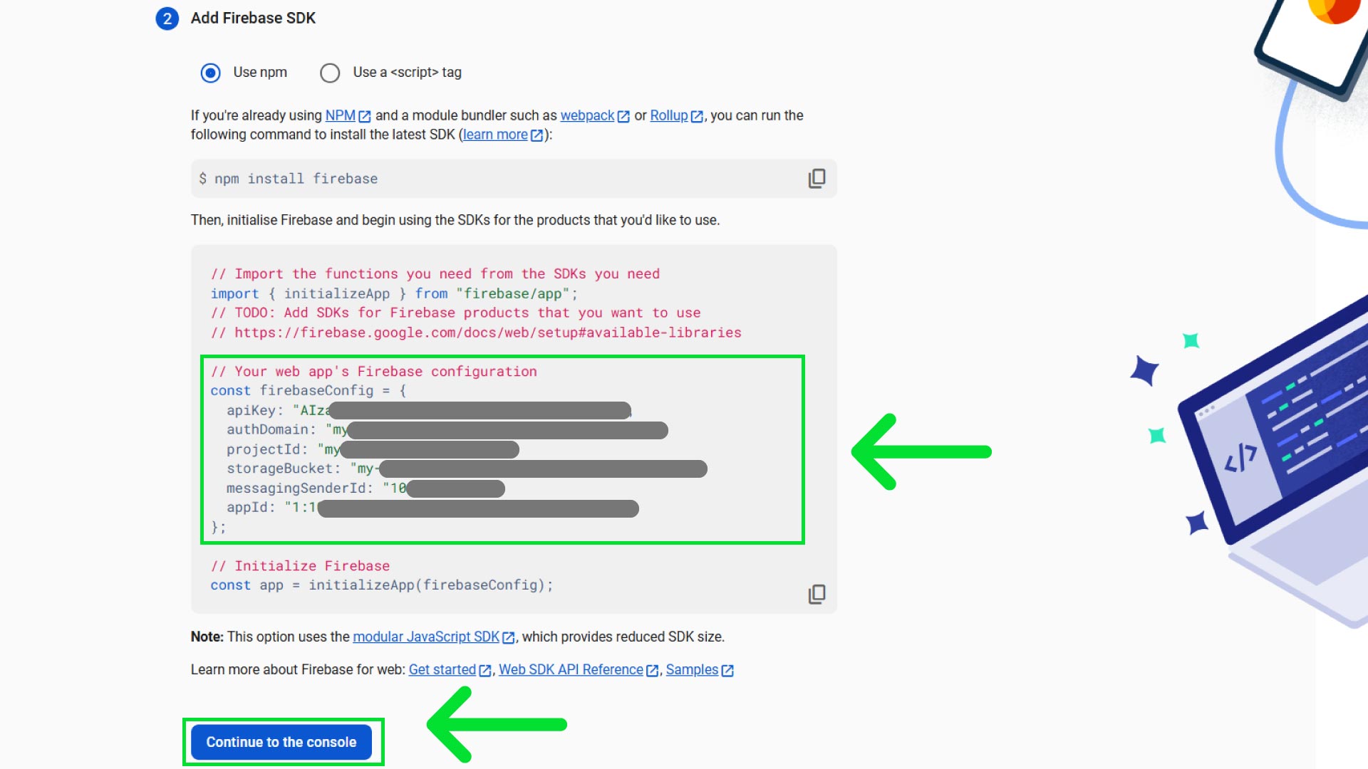 Firebase Configs