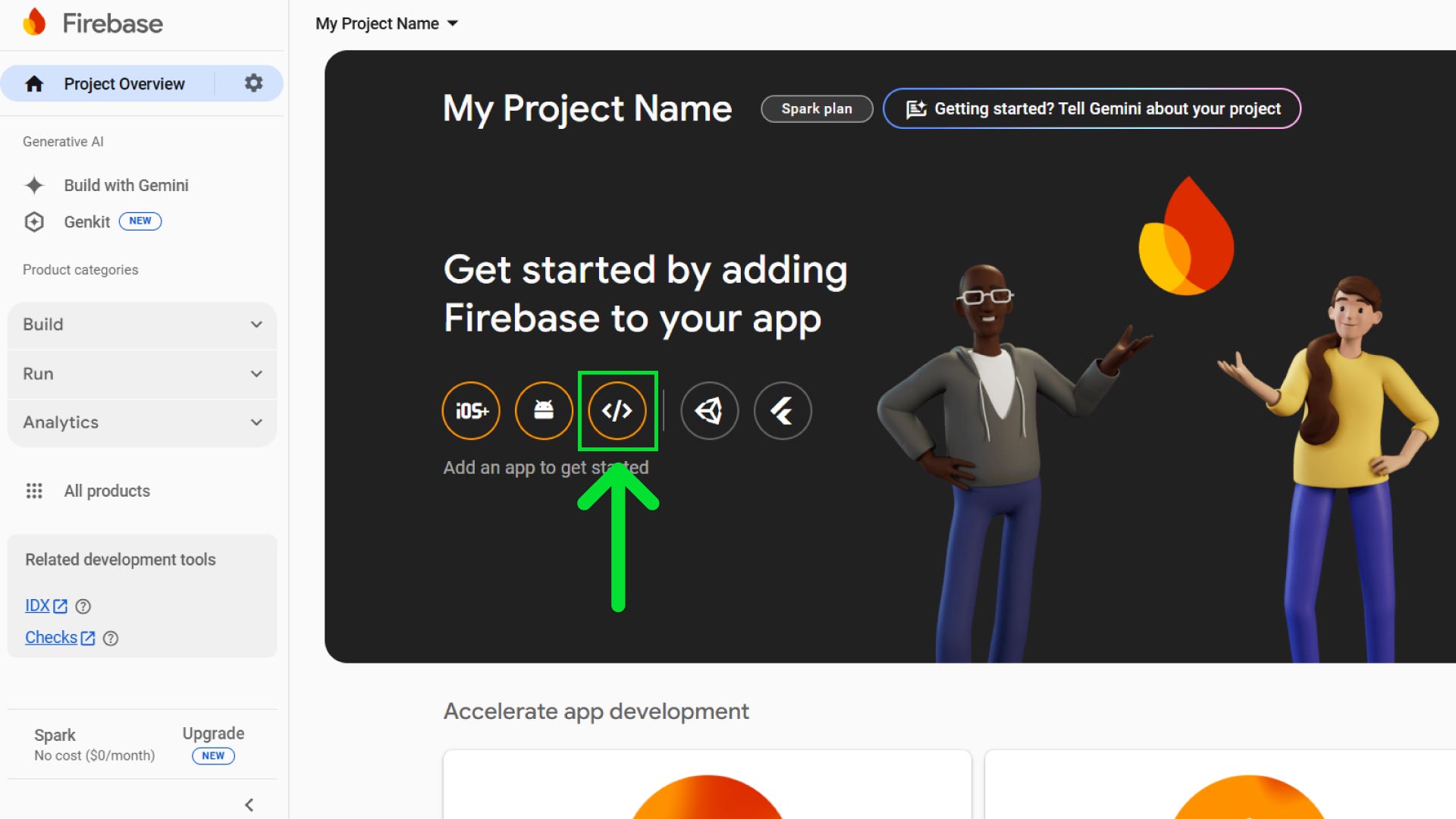 Firebase Dashboard